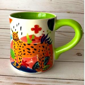 Jungle Bloom Collection Ceramic Mug  16 oz